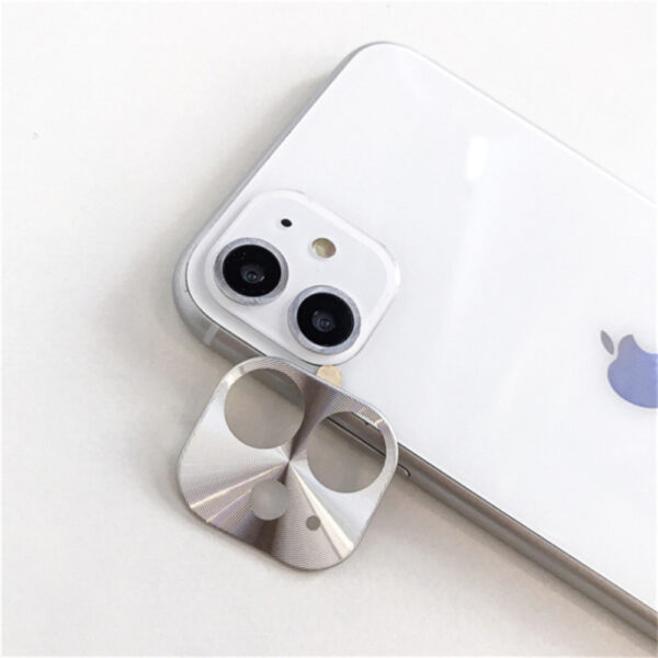 Metal Camera Lens Protector iPhone 11 (6.1) Zilver