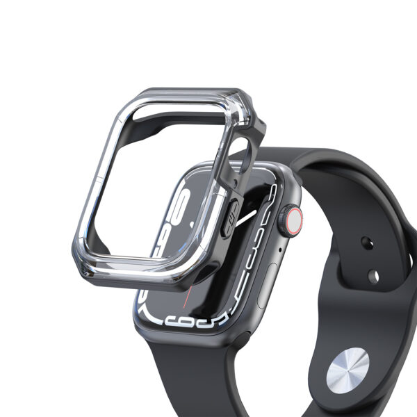 Shockproof Case Apple Watch 40mm Transp. Zwart